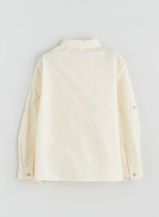 LC WAIKIKI Basic Long Sleeve Boys' Shirt - Image 3